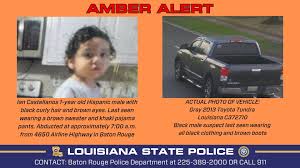 **Ian Castellanos, Baton Rouge Louisiana: Missing 1-Year-Old Found Safe After Stolen Truck Incident